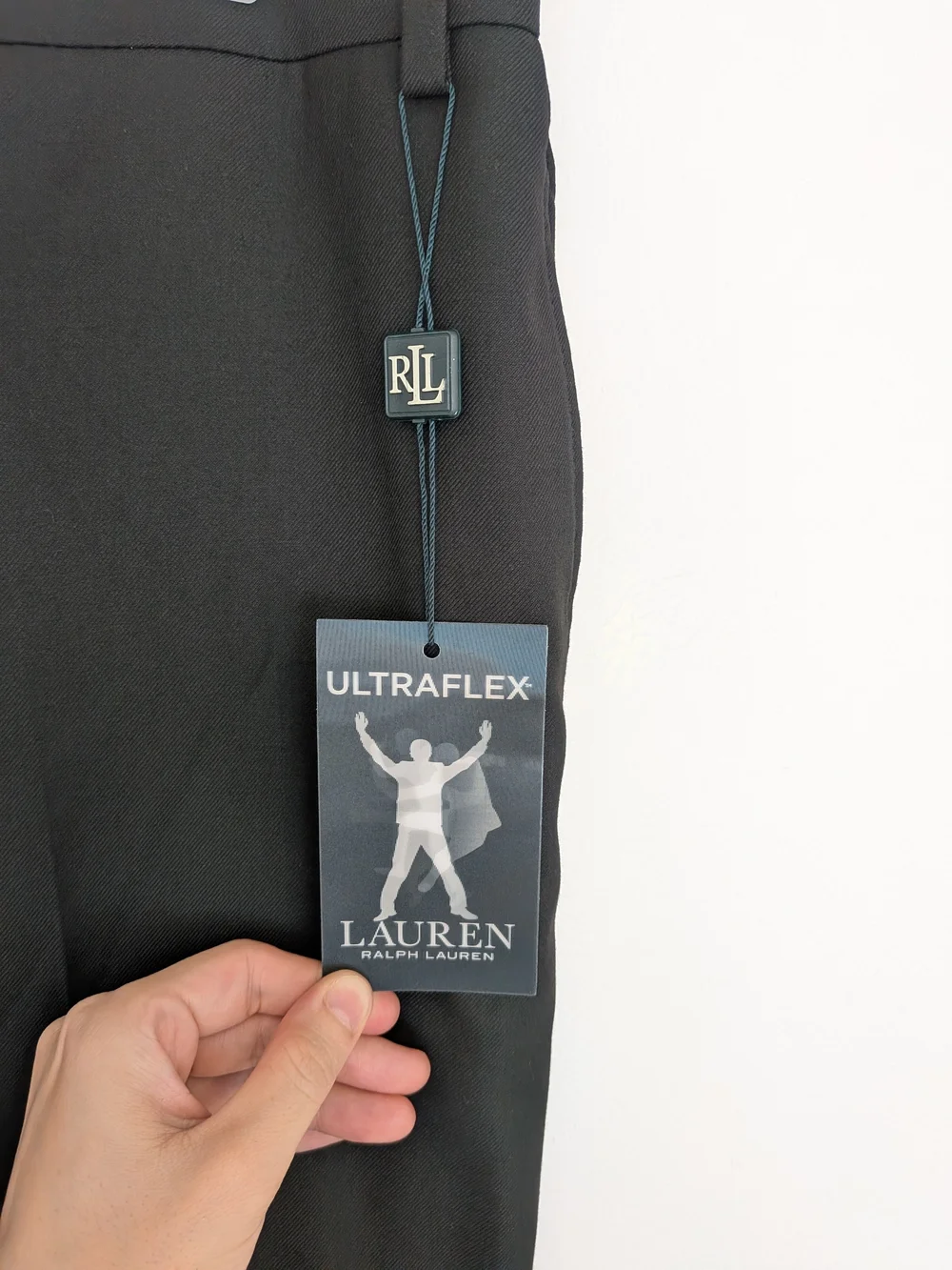 NWT Lauren Ralph Lauren UltraFlex Black Dress Pants 38x30 Stretch Trousers